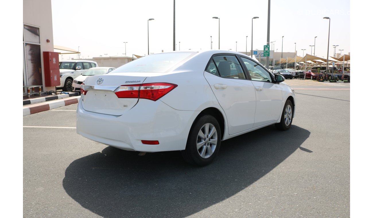Toyota Corolla SE 2.0 FULLY AUTOMATIC SEDAN WITH GCC SPECS