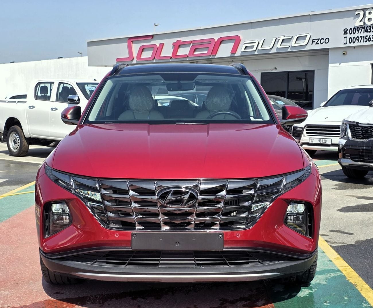 Hyundai Tucson SMART HEV Smart 1.6L Hyundai Tucson Hybrid 1.6l A/T SUV FWD European specs Red Color  2023 Model