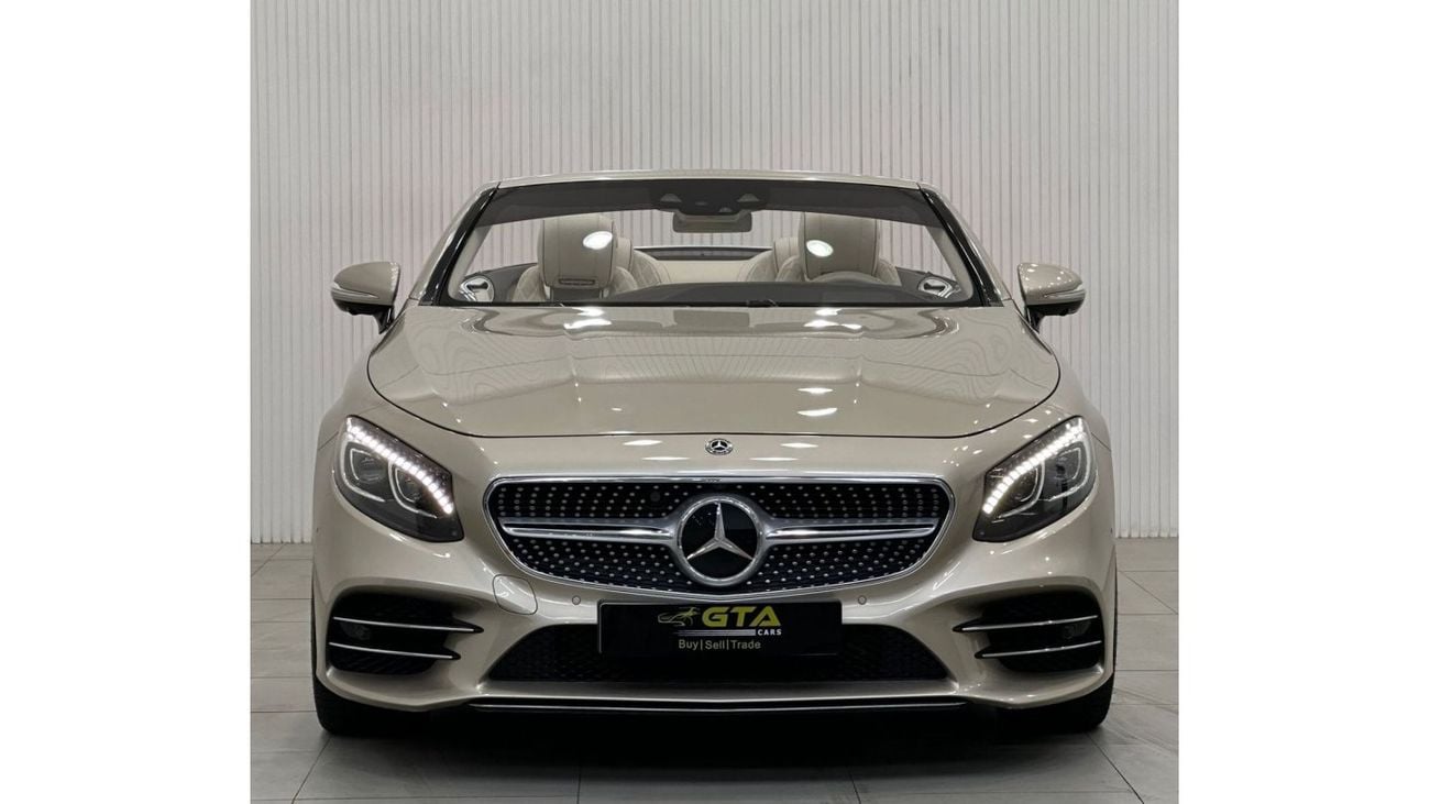 Mercedes-Benz S 560 Std 2019 Mercedes S560 Cabriolet Exclusive Edition,2024 Gargash Warranty + 2025 Gargash Service Cont