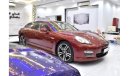 Porsche Panamera EXCELLENT DEAL for our Porsche Panamera 4 ( 2012 Model ) in Red Color GCC Specs