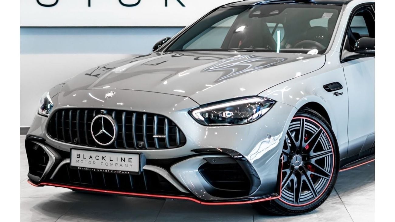 Mercedes-Benz C 63 AMG 2024 Mercedes C63s AMG E-Performance F1 Edition, 2029 Mercedes Warranty + Service, Very Low KMs, GCC