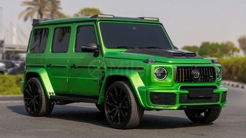 مرسيدس بنز G 63 AMG 2019 MERCEDES-BENZ G-CLASS G63 4.0L PETROL – GREEN WRAP (WHITE ORIGINAL): BRABUS KIT UPGRADE