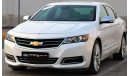 Chevrolet Impala Chevrolet Impala 2018 GCC in excellent condition No. 1 full option in excellent condition without ac