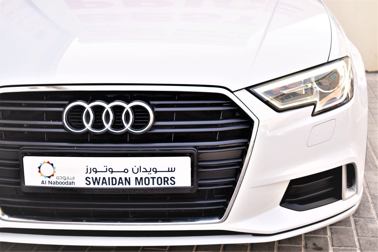 Audi A3 AED 1359 PM | 1.0L 30TFSI GCC DEALER WARRANTY