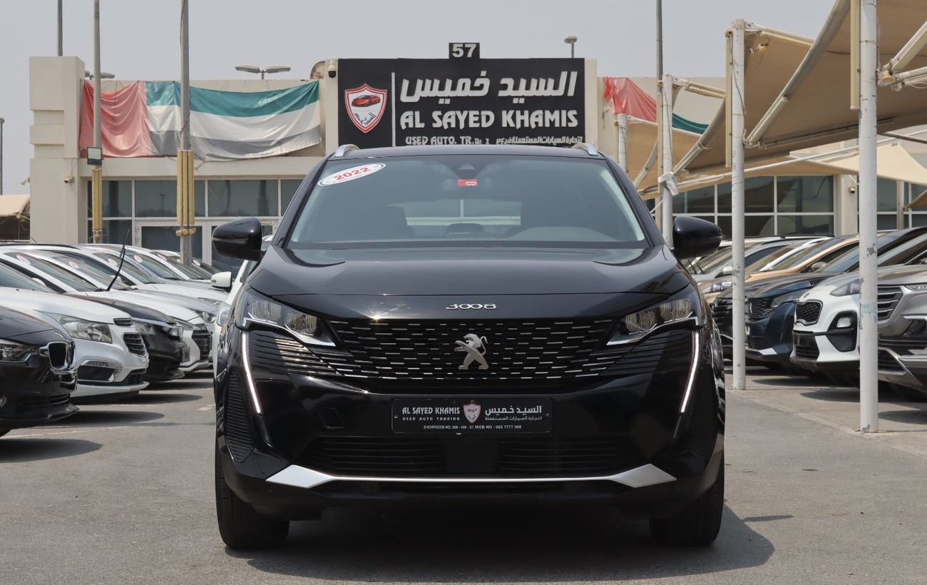بيجو 3008 بيجو 3008 موديل 2022 محرك 1.6L ممشى 66000 KM وسعر 52000 درهم  خليجى بحاله ممتازه