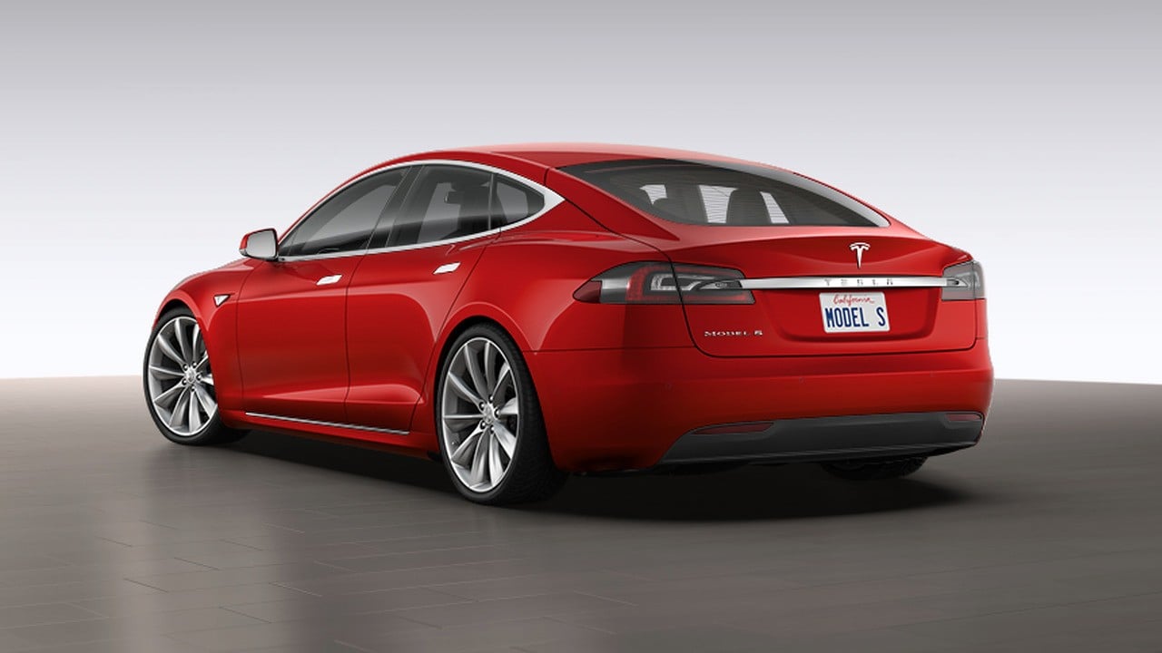Tesla Model S exterior - Rear Right Angled