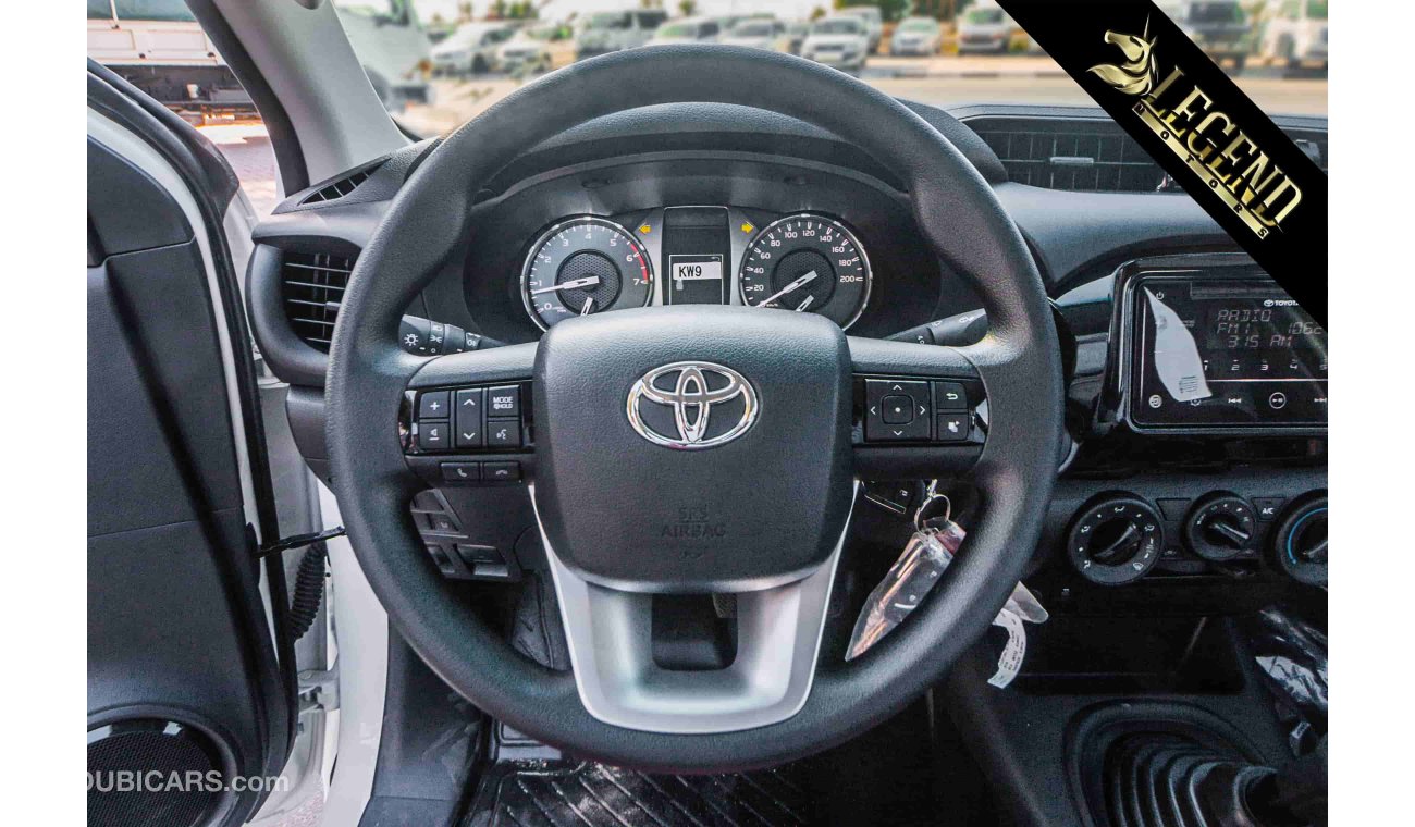 تويوتا هيلوكس 2021 Toyota Hilux 2.7L M/T 4x4 Single Cab Petrol | Export Only