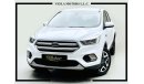 Ford Escape GCC / 2019 / LEATHER SEATS + ALLOY WHEELS + NAVIGATION + CAMERA + KEYLES / UNLIMITED KMS WARRANTY