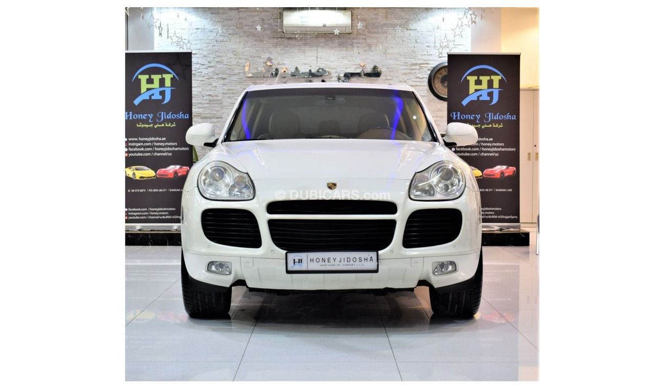 بورش كايان Porsche Cayenne TURBO 2005 Model!! in White Color! GCC Specs