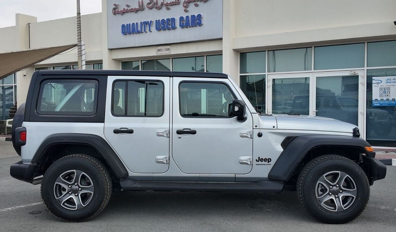 Jeep Wrangler Sport 3.6L A/T (5 Seater) | Full service history | GCC | Zero downpayment support