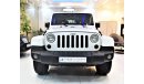 Jeep Wrangler Sahara 2012 Model!! in White Color! GCC Specs FULL SERVICE HISTORY!