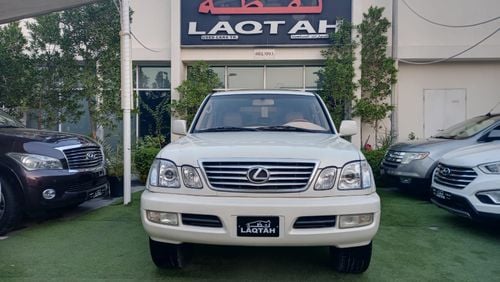 لكزس LX 470 وارد صبغ وكالة موديل 2001 فتحة جلد مثبت سرعة تحكم بحالة ممتازة لاتحتاج لأى مصاريف