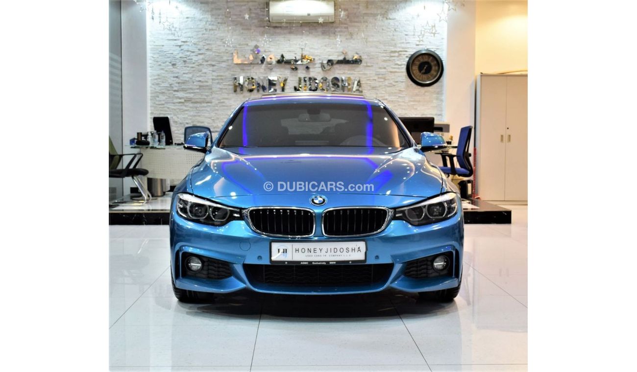 BMW 420i BMW 420i M-Kit 2018 Model!! in BLUE / GREEN Color! GCC Specs AGENCY WARRANTY Oct.2022 or 200,000 KM 