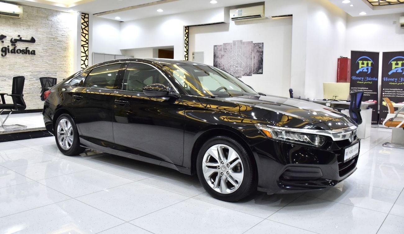 Honda Accord EXCELLENT DEAL for our Honda Accord ( 2020 Model ) in Black Color GCC Specs