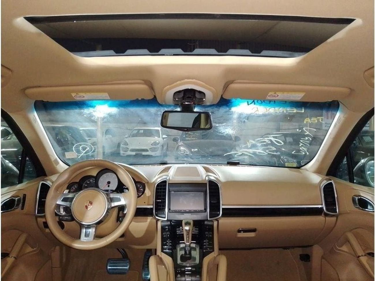 Porsche Cayenne S 4.8L PORSCHE CAYENNE S 2014 4.8L | SPORTS STEERING | SPECIAL BROWN PAINT | SUNROOF