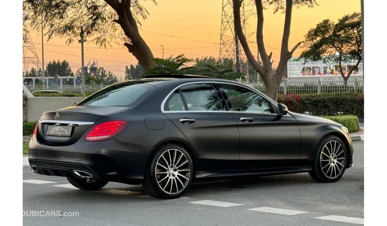 مرسيدس بنز C200 MERCEDES BENZ C200 2016 GCC FULL OPTIONS IN PERFECT CONDITIONS