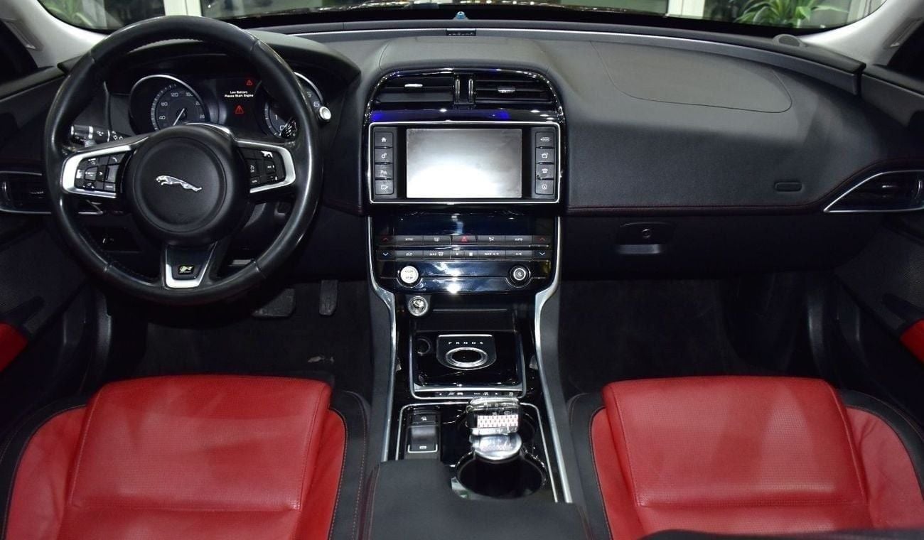 جاكوار XE EXCELLENT DEAL for our Jaguar XE R-Sport ( 2016 Model ) in Burgundy Color GCC Specs