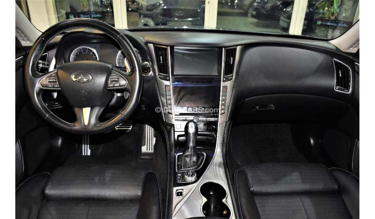 Used AMAZING Infiniti Q50S 3.7 2014 Model!! in Light Blue Color! GCC