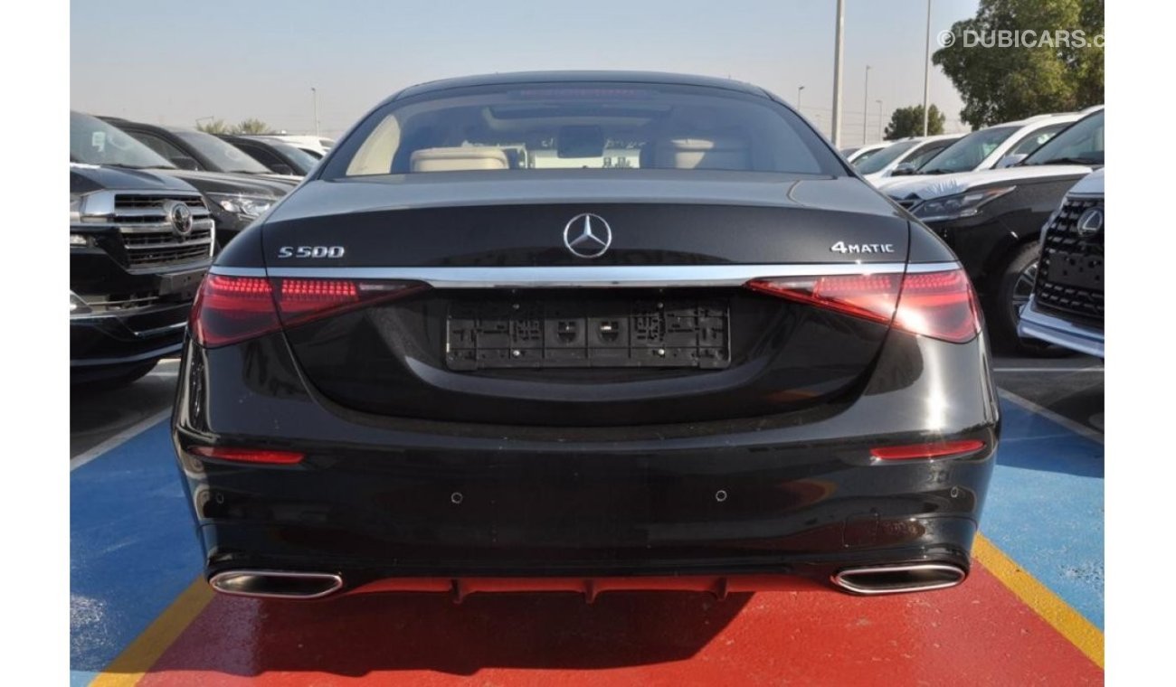 مرسيدس بنز S 500 Full option/LONG BODY/fully loaded/4 seater/Red/Special price/MBUX/augmented/3D burmester