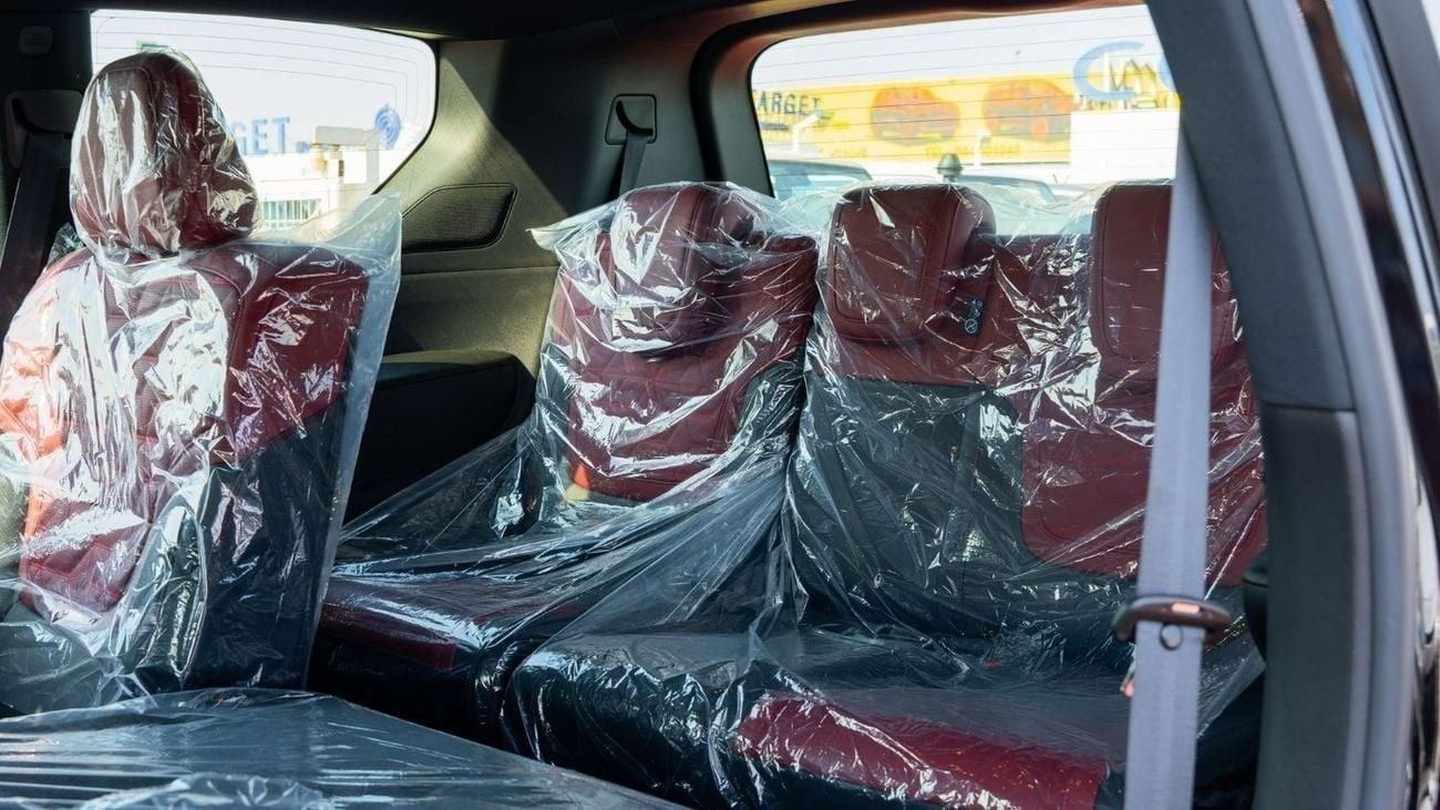 نيسان باترول 2026 Nissan Patrol V6 3.8L SE Platinum AT Petrol Black - Red