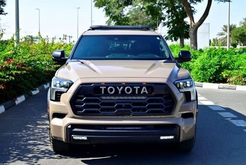 تويوتا سيكويا 2025 TOYOTA SEQUOIA TRD PRO HYBRID V6 3.5L TURBO 4WD 7-SEATER AT
