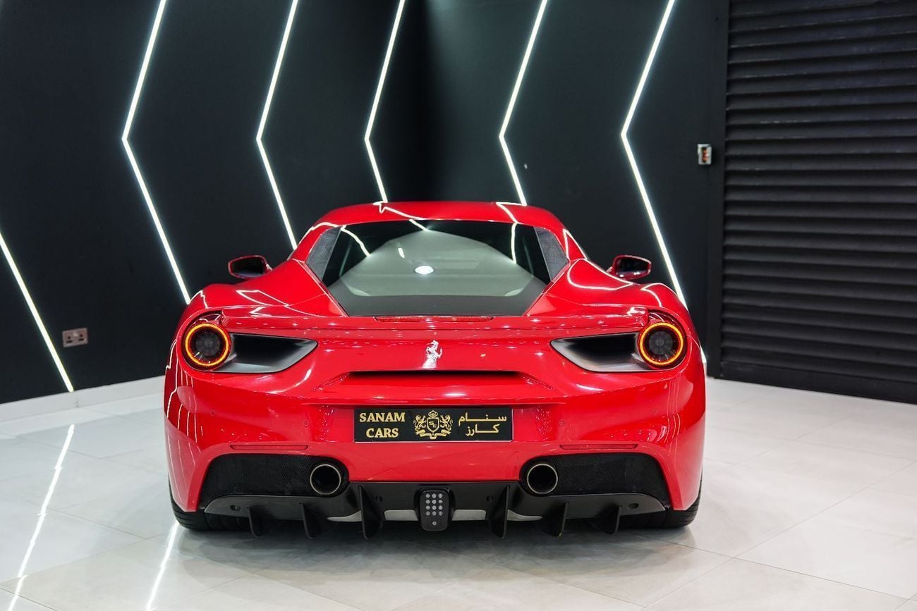 Ferrari 488 Std 3.9L GTB, Very Low KM, Al Tayer Full Service History, GCC Spec!!