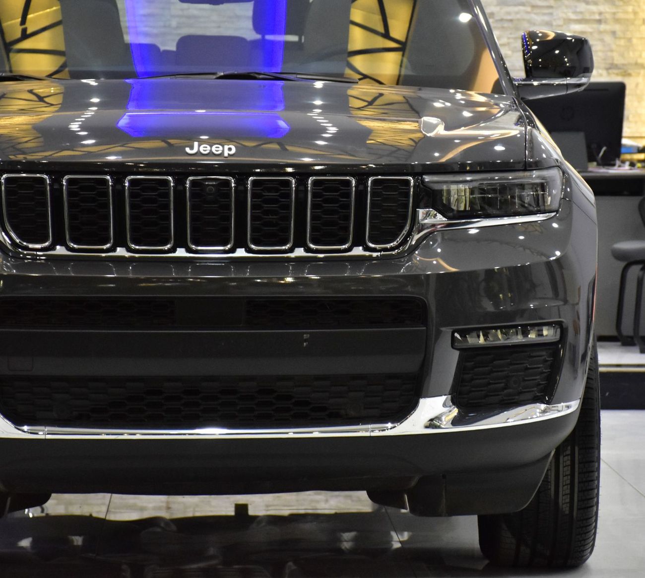 Jeep Grand Cherokee EXCELLENT DEAL for our Jeep Grand Cherokee L Limited 4x4 ( 2025 Model ) in Grey Color GCC Specs