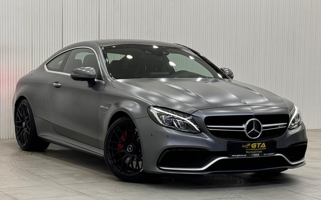 Mercedes-Benz C 63S AMG 2018 Mercedes Benz C63s AMG Coupe, Warranty, Full Service History, Full Options, Low Kms, GCC