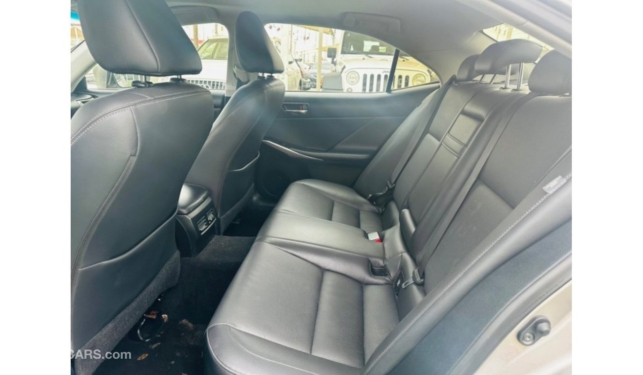 Lexus IS 200 MODEL 2016 car perfect condition inside and y