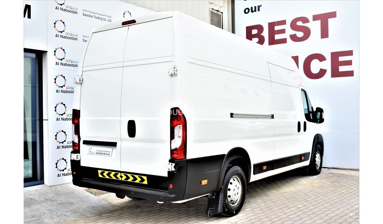 Peugeot Boxer L4 H3 2.2L MANUAL 2018 GCC SPECS WITH BALANCE AGENCY WARRANTY UP TO 2023 OR 250,000KM