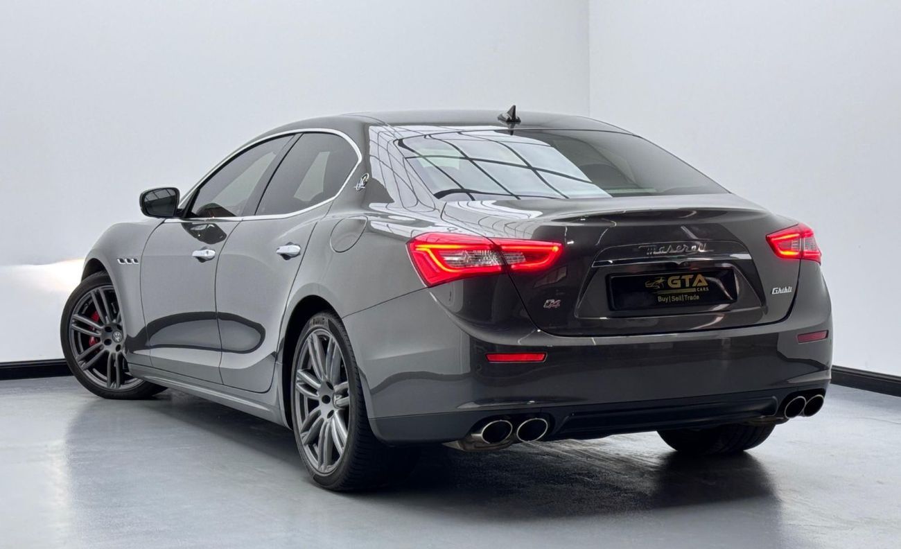مازيراتي جيبلي S Q4 3.0L (410 HP) 2017 Maserati Ghibli S Q4, Full Service History, Excellent Condition, Low Km, GCC