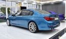 BMW 750Li INDIVIDUAL EXCELLENT DEAL for our BMW 750Li - ALPINA KIT ( 2014 Model ) in Blue Color GCC Specs