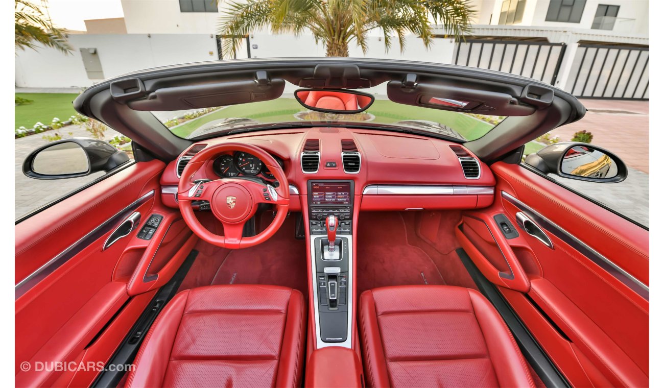 Porsche Boxster AED 2,376 Per Month - 2 Years Warranty