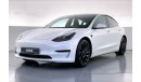 Tesla Model 3 Performance (Dual Motor) | 1 year free warranty | 1.99% financing rate | Flood Free