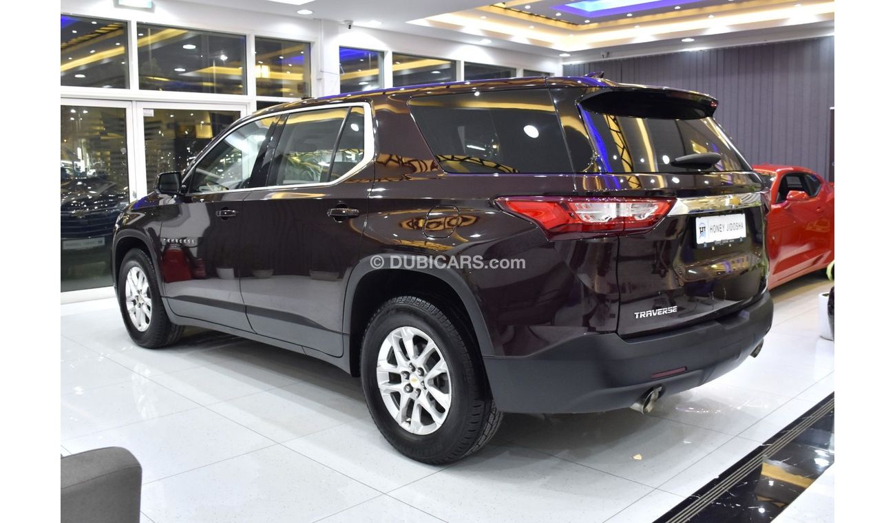 شيفروليه ترافيرس EXCELLENT DEAL for our Chevrolet Traverse ( 2018 Model ) in Burgundy Color GCC Specs