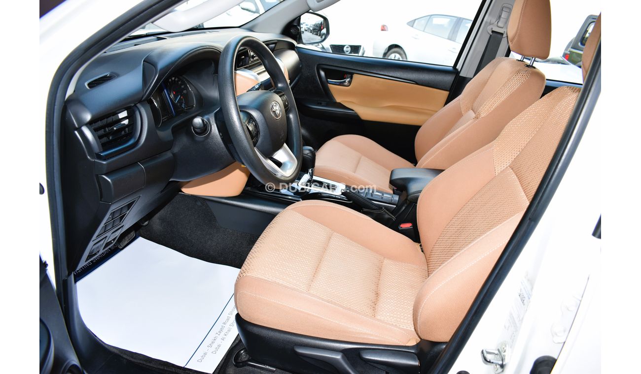 Toyota Fortuner AED 1599 PM | 2.7L EXR 4WD GCC DEALER WARRANTY