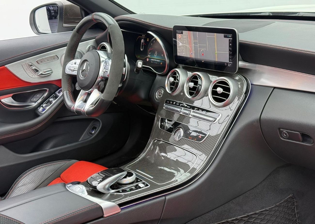 مرسيدس بنز C 63 S 2019 Mercedes Benz C63 S AMG Cabriolet, Warranty, Excellent Condition, GCC