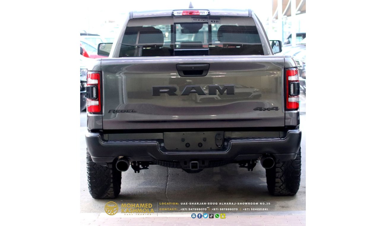 رام 1500 DODGE RAM REBEL 2021 CLEAN TITLE