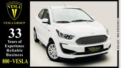 Ford Figo TREND!!! + SEDAN / GCC / 2020 / 5 YEARS DEALER (AL TAYER) WARRANTY OR 22/01/2025 / ONLY 589 DHS P.M.