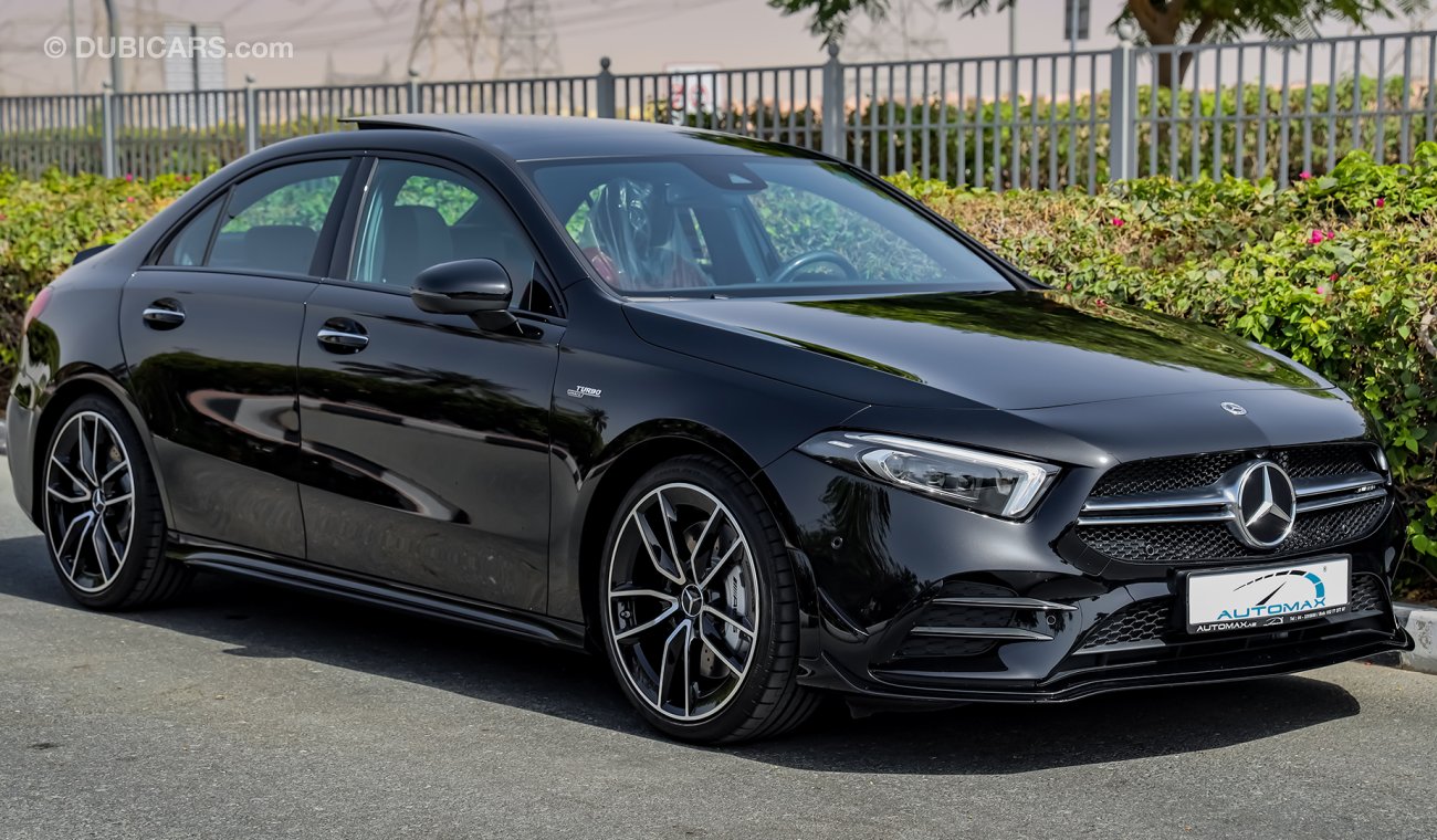 مرسيدس بنز A 35 AMG مرسيدس بنز AMG A35 خليجية 2021 0Km Aerodynamic & Night Package مع ضمان سنتين مفتوح الكيلو من EMC