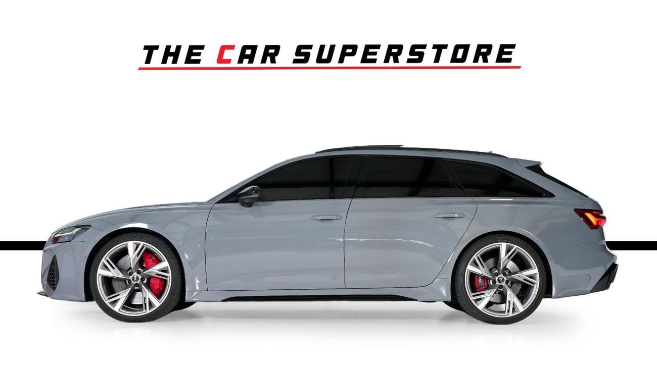 Audi RS6 STANDARD STD Avant-22 Inch Silver Rims-Red Brake calipers-Premium Leather Interior