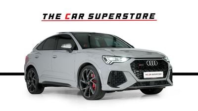 Audi RSQ3 STD Sportback-Premium Leather Interior-Red Interior Inserts-Carbon Fiber Trim-GCC-Full service Histo
