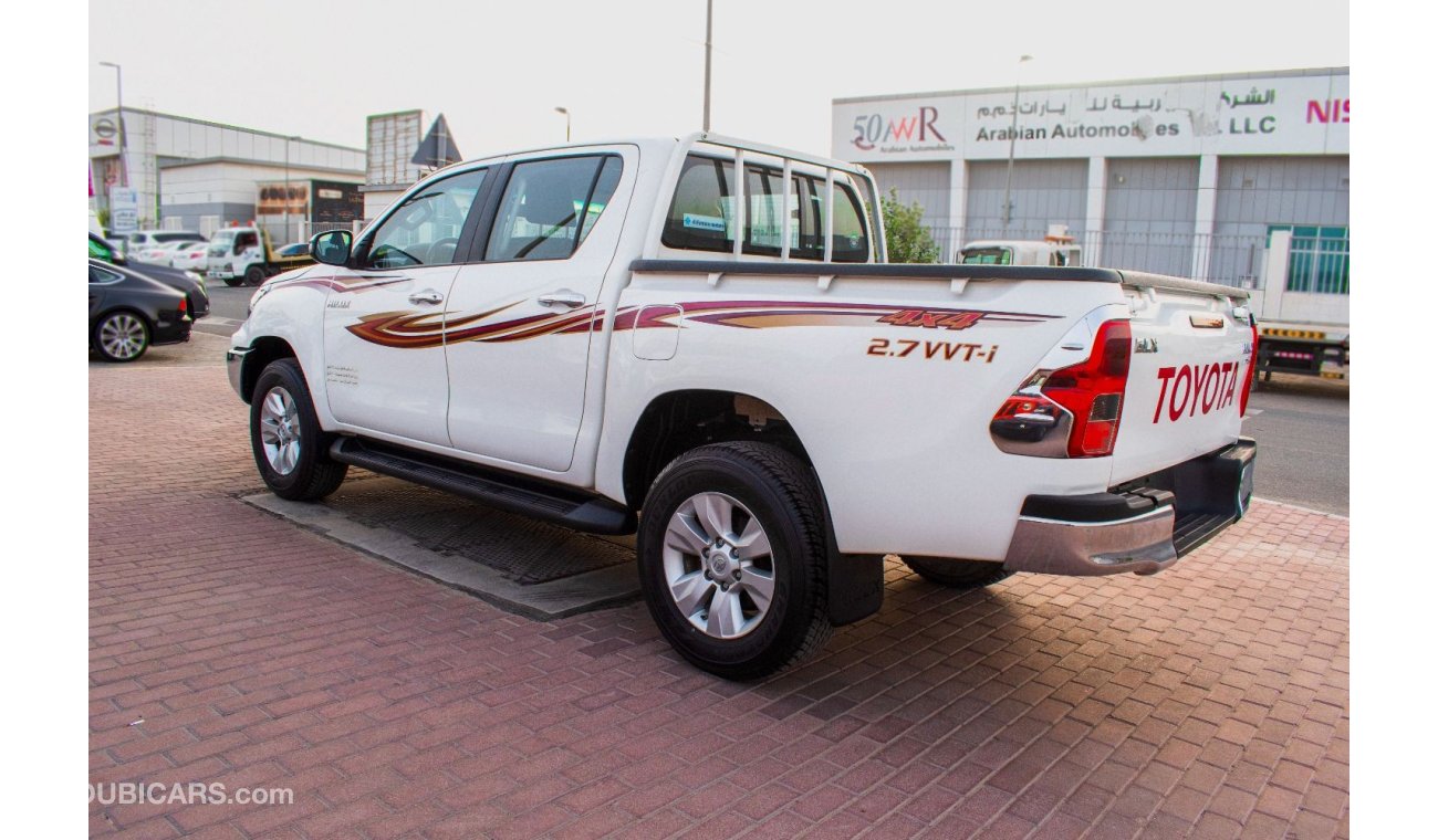 Toyota Hilux GLX 2018 | TOYOTA HILUX GLX | SR5 DOUBLE CAB | 4X4 2.7L V4 5-SEATER | GCC | VERY WELL-MAINTAINED | S