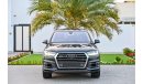 Audi Q7 45TFSI S-Line | AED 3,016 Per Month | 0% DP | Fully Loaded | 30/11/2021 Service Contract