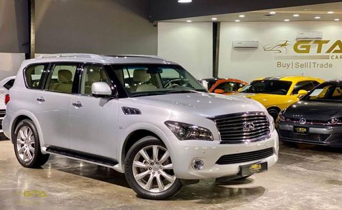 إنفينيتي QX80 2014 Infiniti QX80 Excellence, Warranty, Full Service History, Excellent Condition, GCC