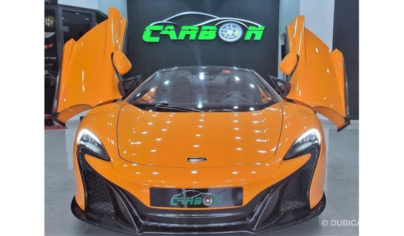 McLaren 650S McLAREN 650S SPIDER 2015 GCC IN BEUATIFUL SHAPE FOR 435K AED