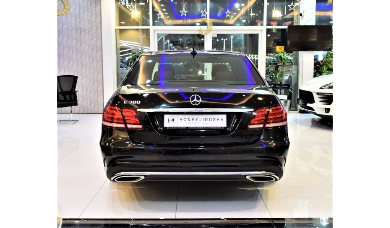 مرسيدس بنز E300 AMAZING Mercedes Benz E300 2016 Model!! in Black Color! GCC Specs