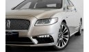 لنكن كونتيننتال 2017 Lincoln Continental Reserve / Full Lincoln Service History