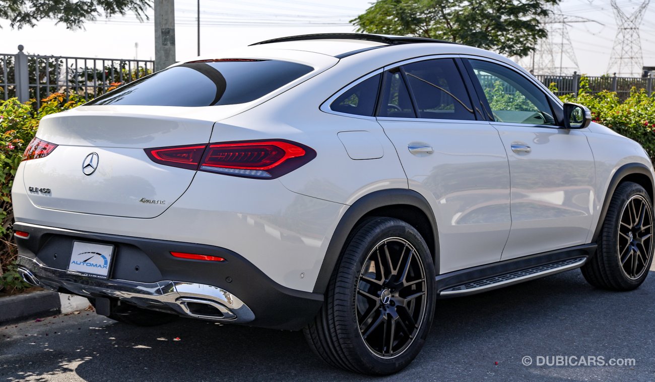 مرسيدس بنز GLE 450 AMG 2021  Coupe GCC 0km w/ 2Yrs Unlimited Mileage Warranty + 3Yrs Service @EMC