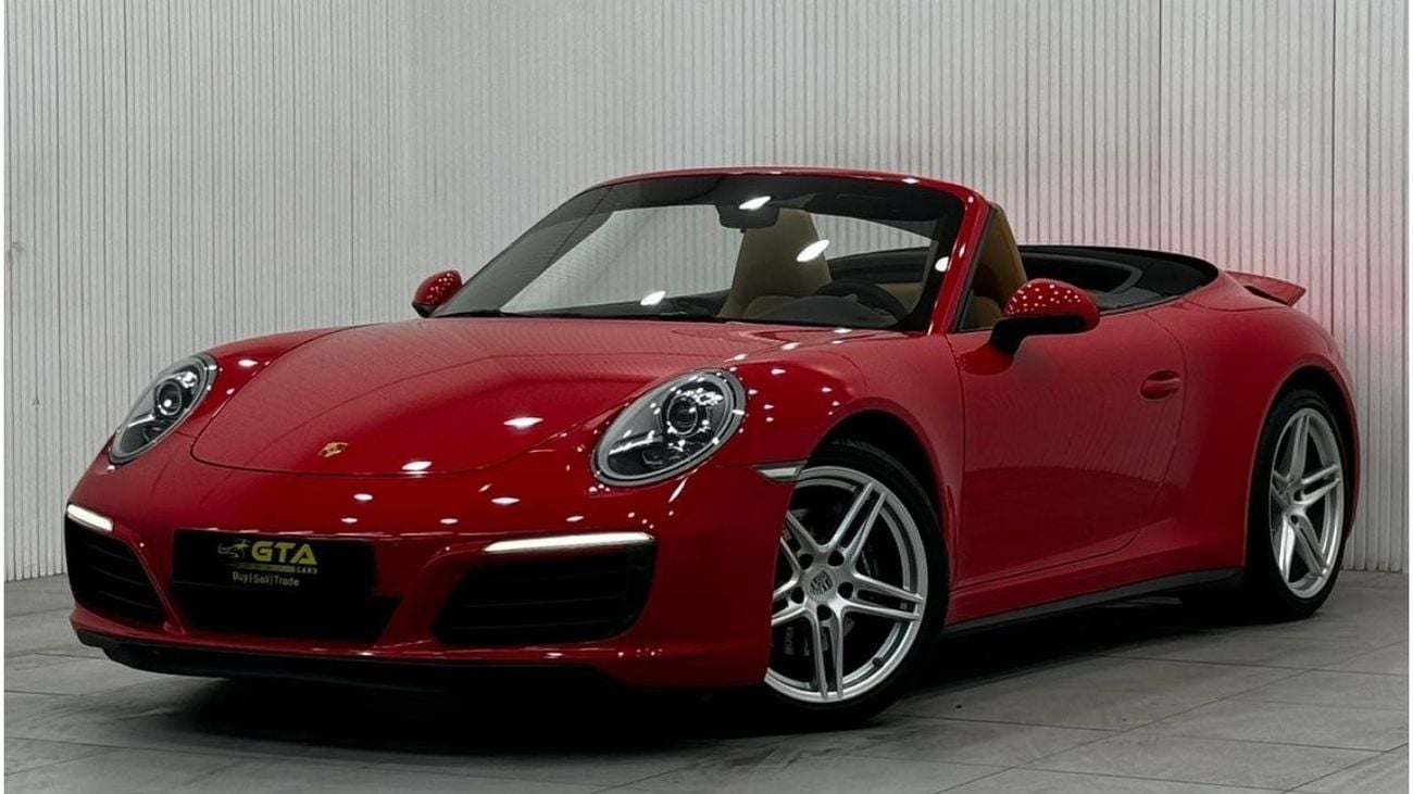 Porsche 911 2017 Porsche 911 Carrera 4 Cabriolet, 1 Year Warranty, Service History, GCC